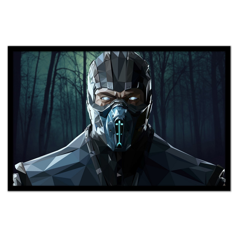 تابلو نوری بکلیت طرح مورتال کمبت ساب زیرو مدل  B-bu2071