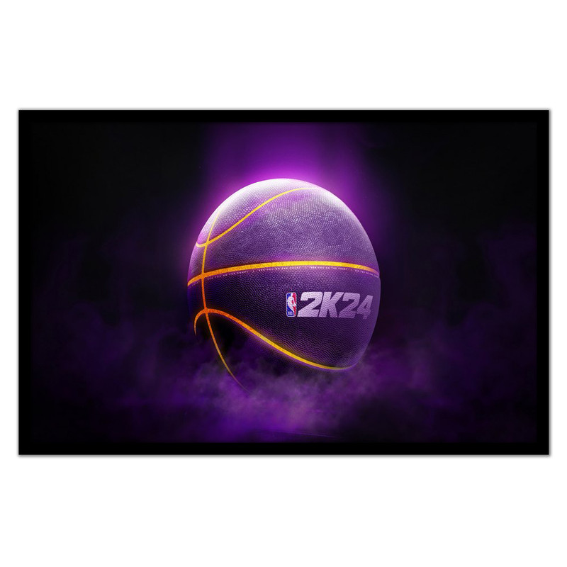 تابلو نوری بکلیت طرح ورزشی توپ بسکتبال مدل  B-bu2053