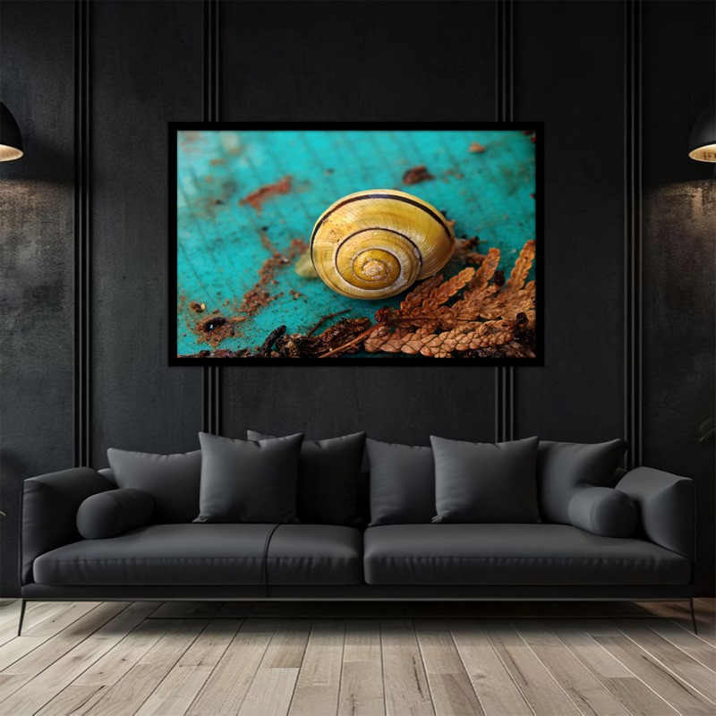 تابلو بکلیت طرح دکوراتیو حلزون مدل  B-bu5064