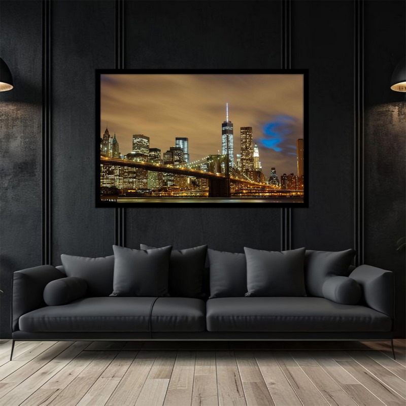 تابلو بکلیت طرح منظره شهری مدرن  مدل  B-bu5071