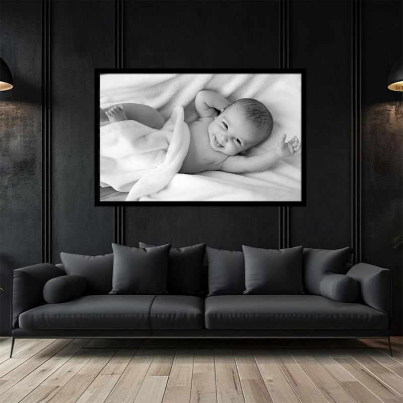 تابلو بکلیت طرح تصویر دکوری کودک نوزاد و بچه مدل B-bu5101