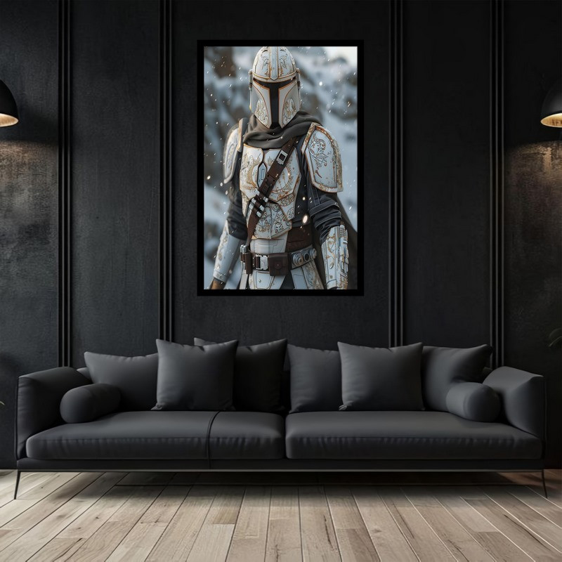 تابلو بکلیت طرح نقاشی و هنر دیجیتال جنگ ستارگان مدل B-bu2813