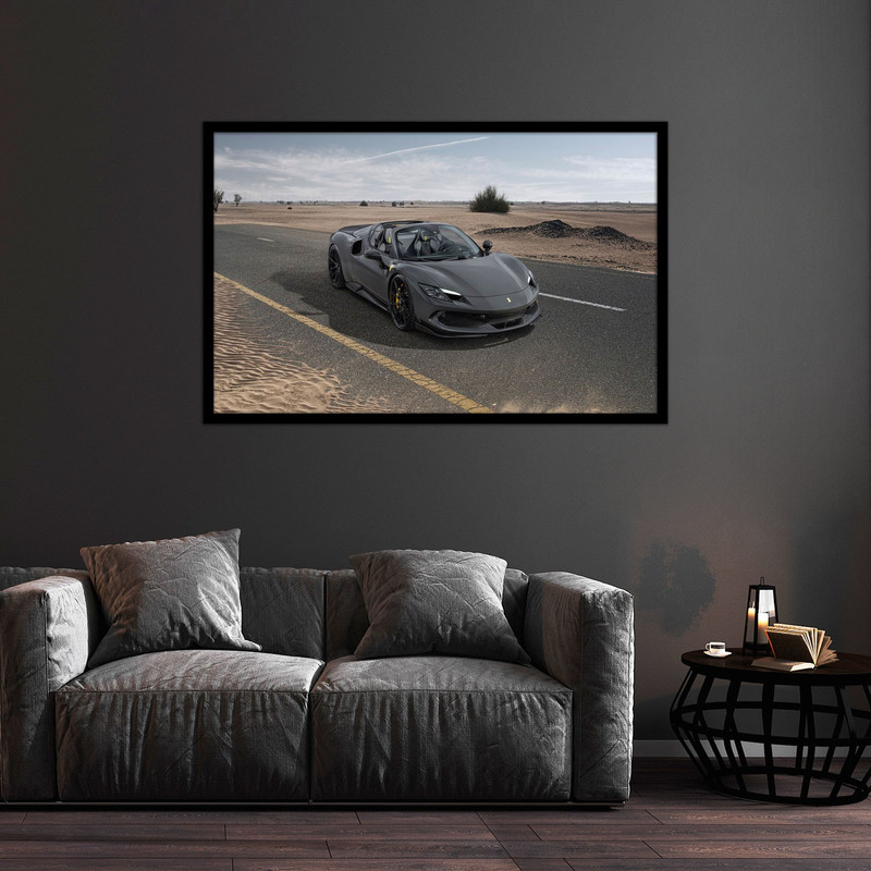 تابلو بکلیت طرح ماشین اسپرت مدل B-bu1198