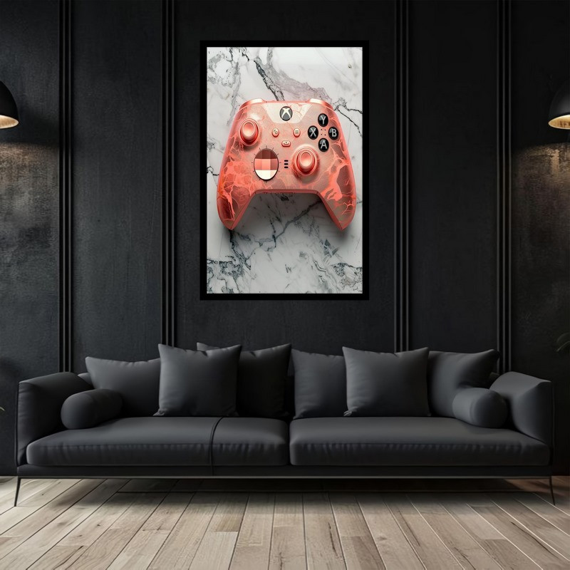 تابلو بکلیت طرح نقاشی و هنر دیجیتال گیمینگ دسته بازی مدل B-bu2820