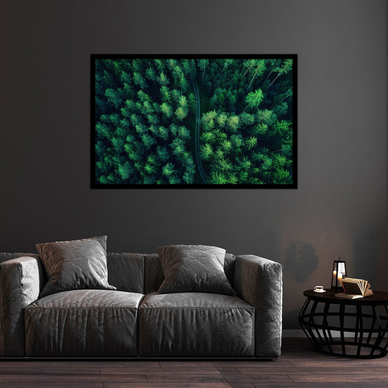 تابلو بکلیت طرح تصاویر هنری طبیعت جاده مدل B-bu1216