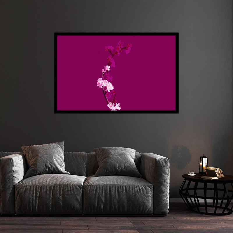 تابلو بکلیت طرح هنری مدرن گل مدل B-bu1144