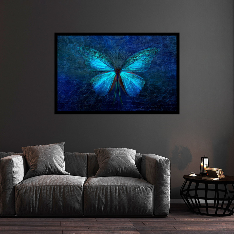 تابلو بکلیت طرح هنری مدرن پروانه مدل B-bu2036