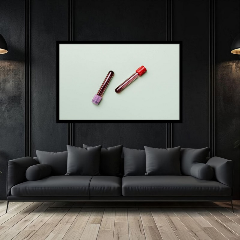 تابلو بکلیت طرح ازمایشگاه و نمونه ازمایش خون مدل B-bu5284