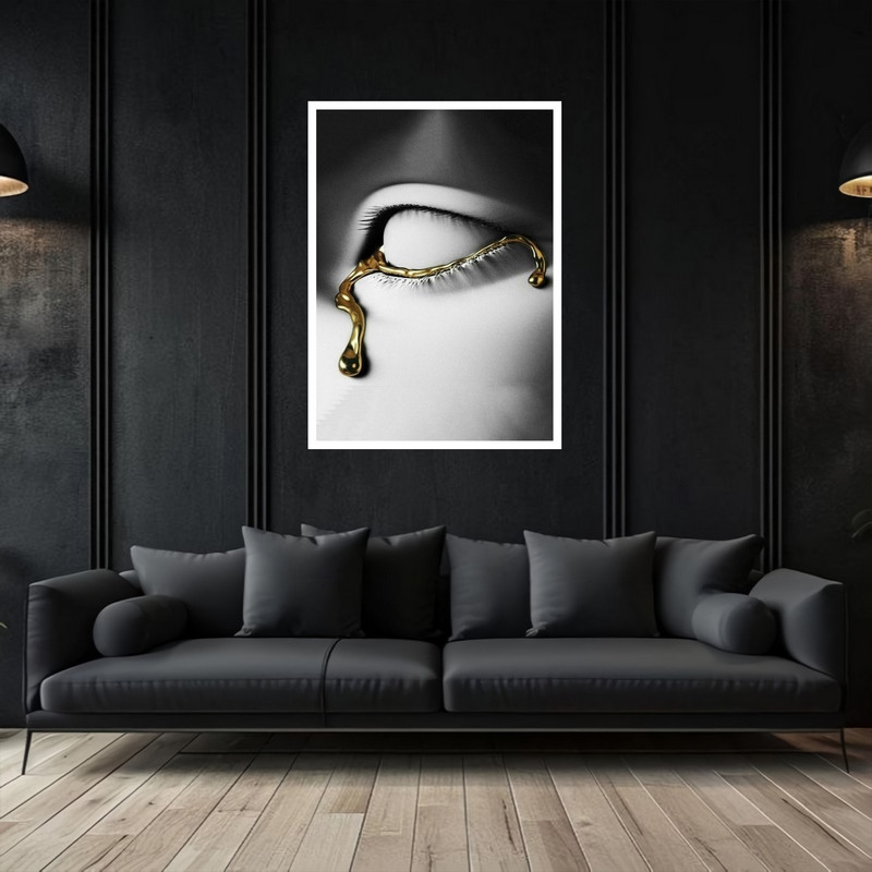 تابلو بکلیت طرح دکوری هنری و مدرن چهره مدل W-bu5342