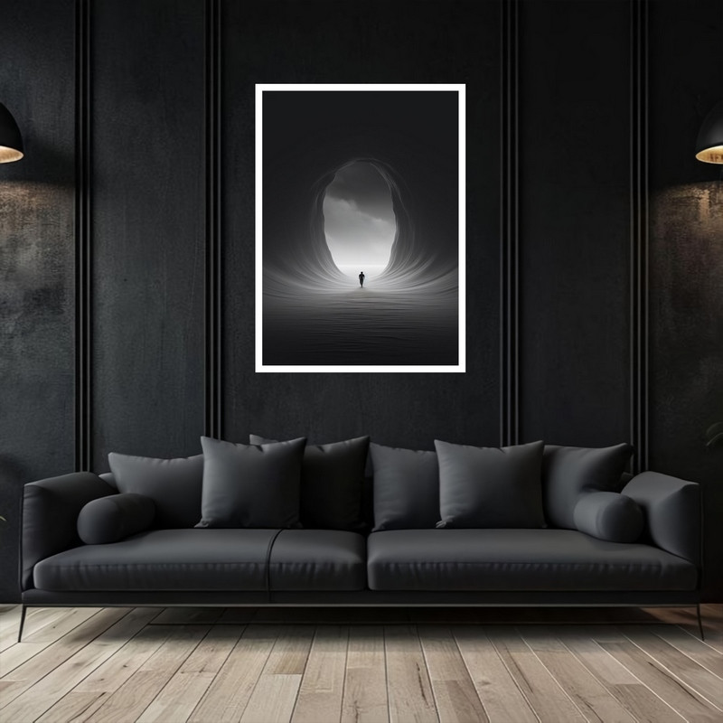 تابلو بکلیت طرح تجسمی تخیلی دکوری هنری و مدرن مدل W-bu5389