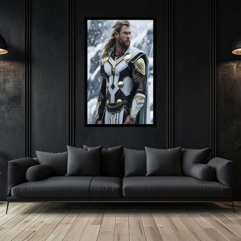 تابلو بکلیت طرح نقاشی و هنر دیجیتال شخصیت سینمای ثور  thor مدل B-bu2837