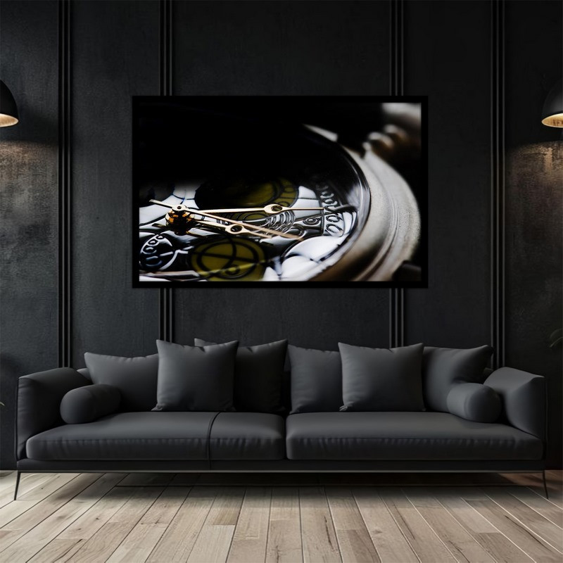 تابلو بکلیت طرح کلاسیک عقربه ساعت مدل B-bu5033