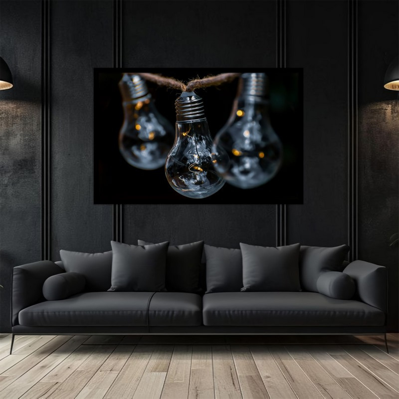 تابلو بکلیت طرح فانتزی لامپ و چراغ مدل B-bu5040