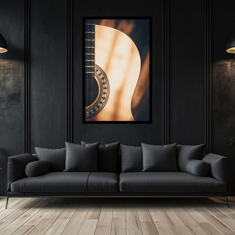 تابلو بکلیت طرح موسیقی و گیتار  مدل B-bu2950