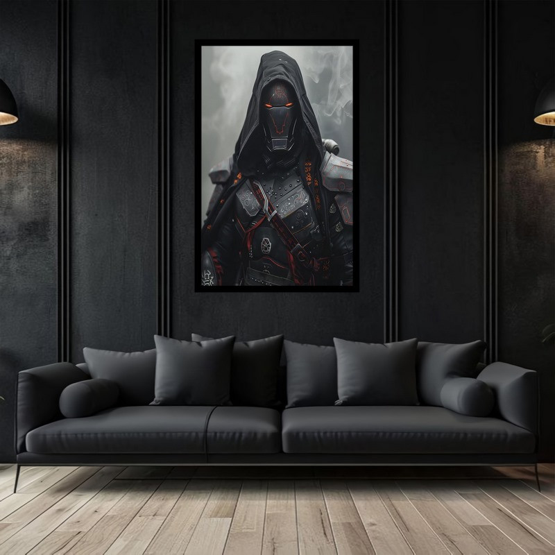 تابلو بکلیت طرح نقاشی و هنر دیجیتال شخصیت سینمایی مرد اهنین مدل B-bu2755