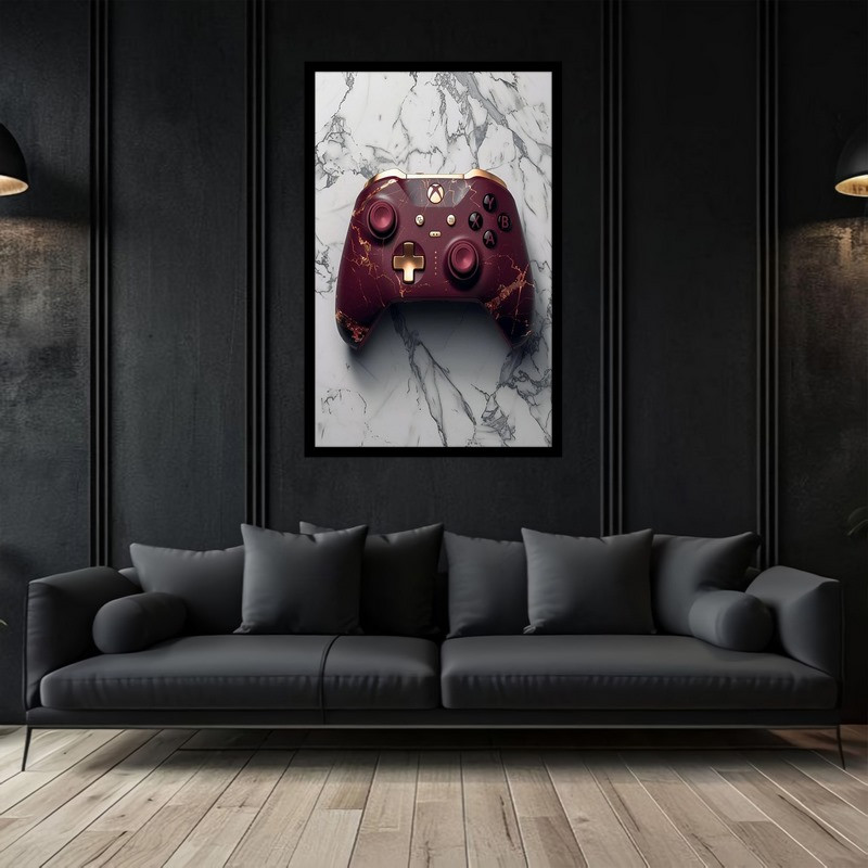 تابلو بکلیت طرح نقاشی و هنر دیجیتال گیمینگ دسته بازی مدل B-bu2765