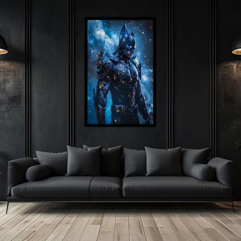 تابلو بکلیت طرح نقاشی و هنر دیجیتال شخصیت سینمایی بتمن مدل B-bu2780