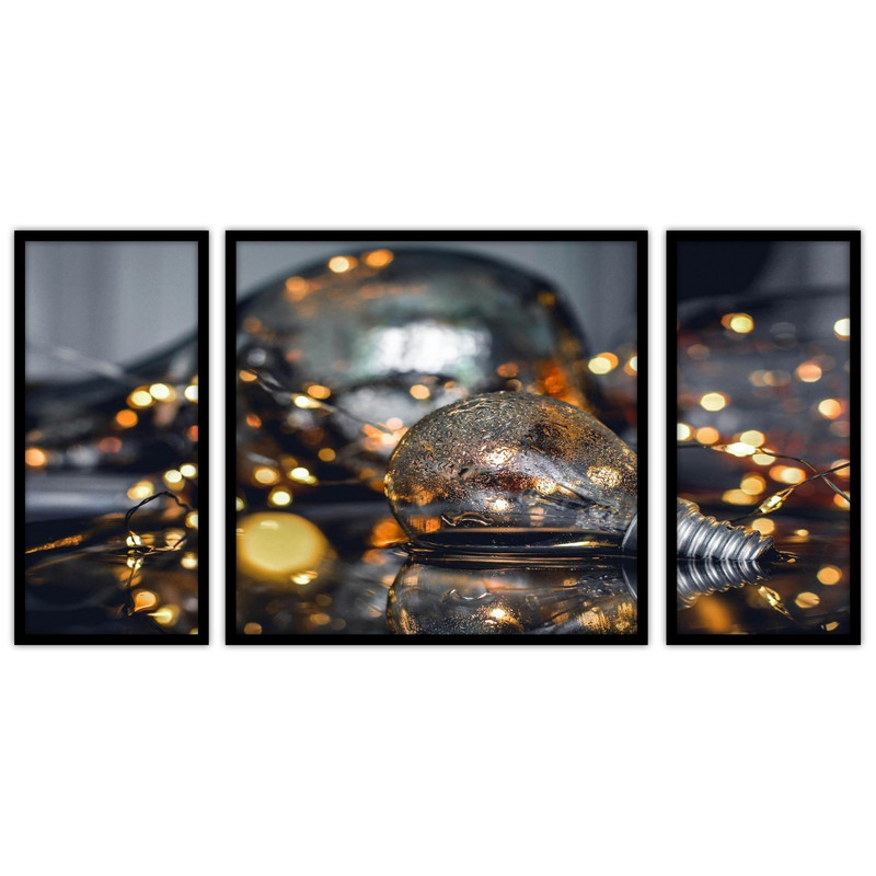 تابلو بکلیت طرح دکوراتیو و مدرن مدل B-bu3355 مجموعه 3 عددی