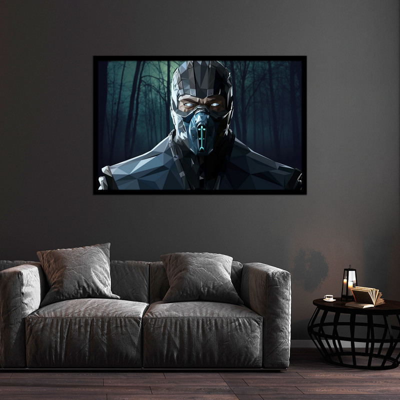 تابلو بکلیت طرح مورتال کمبت مدل B-bu2071