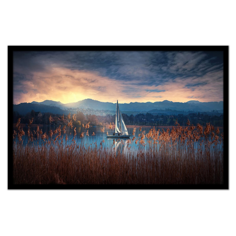 تابلو نوری بکلیت طرح هنری دکوراتیو منظره هنری مدل B-bu1118