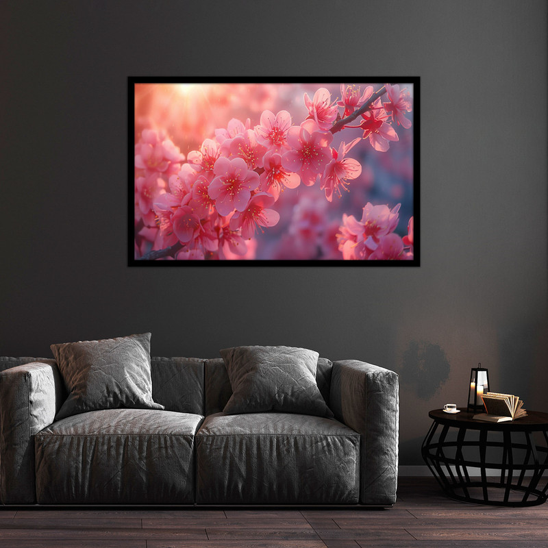 تابلو بکلیت طرح هنری مدرن گل مدل B-bu1142