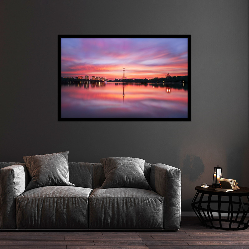 تابلو بکلیت طرح منظره شهری مدل B-bu1145