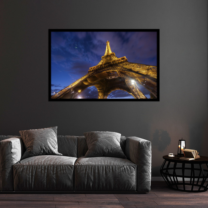 تابلو بکلیت طرح منظره شهری  پاریس و برج ایفل مدل B-bu1181