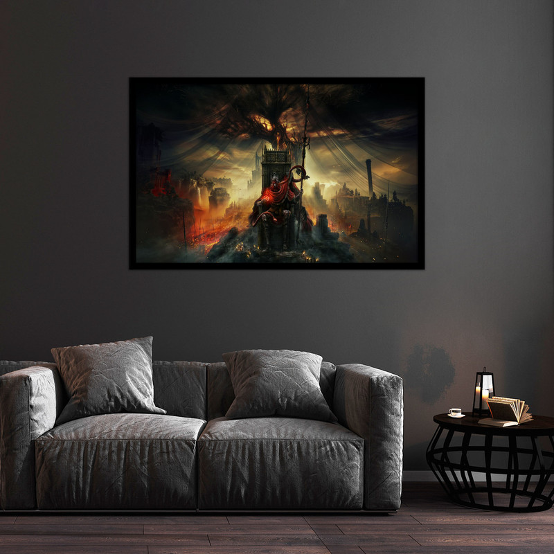 تابلو بکلیت طرح گیمینگ  بازی الدن رینگ مدل B-bu1182