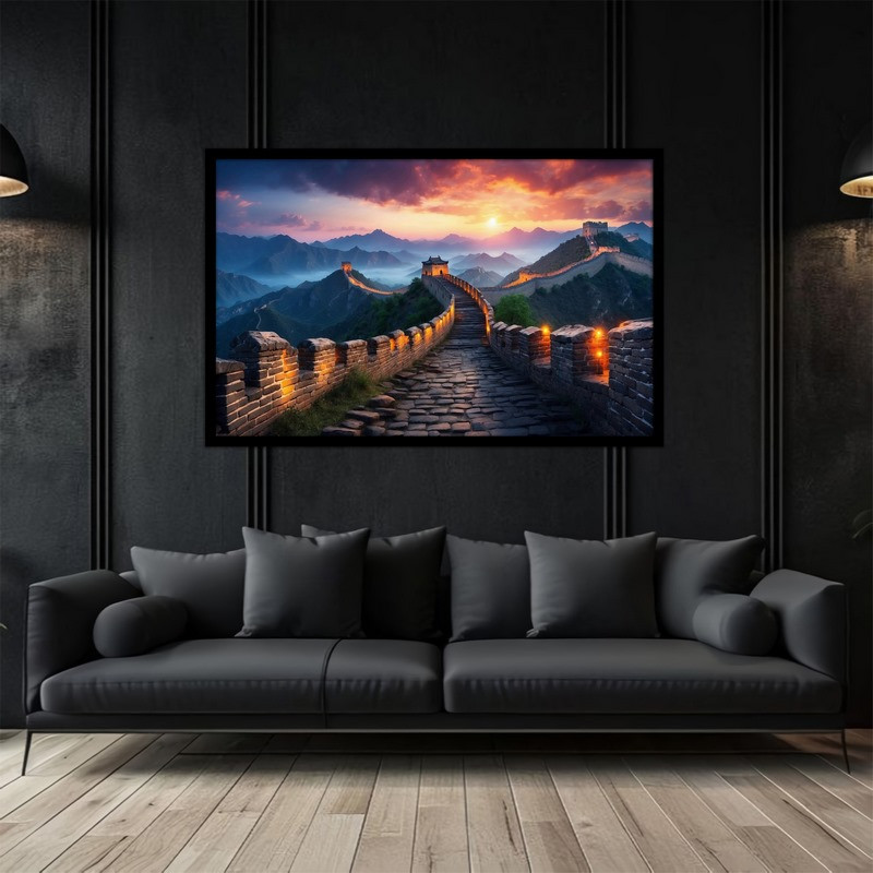 تابلو بکلیت طرح دیوار چین مدل B-bu5254