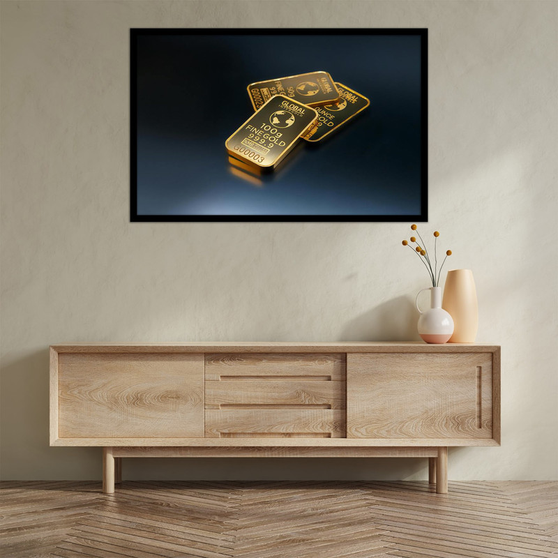 تابلو بکلیت طرح شمش طلا مدل B-bu2717