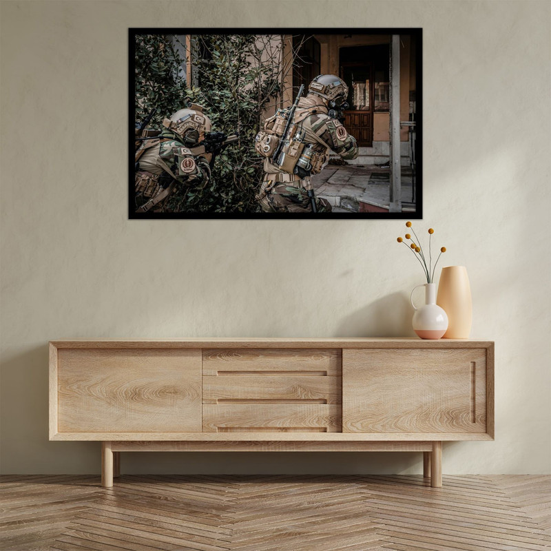 تابلو بکلیت طرح پلیس و تکاور مدل  B-bu2726