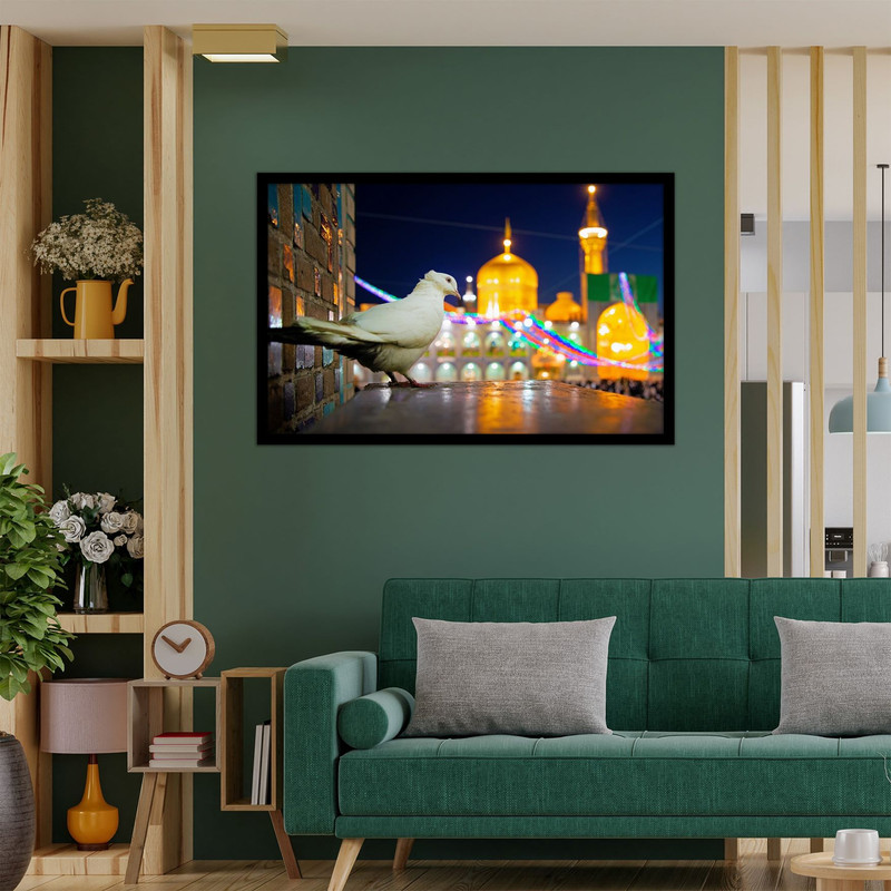 تابلو  نوری بکلیت طرح حرم امام رضا (ع) مدل B-bu2571