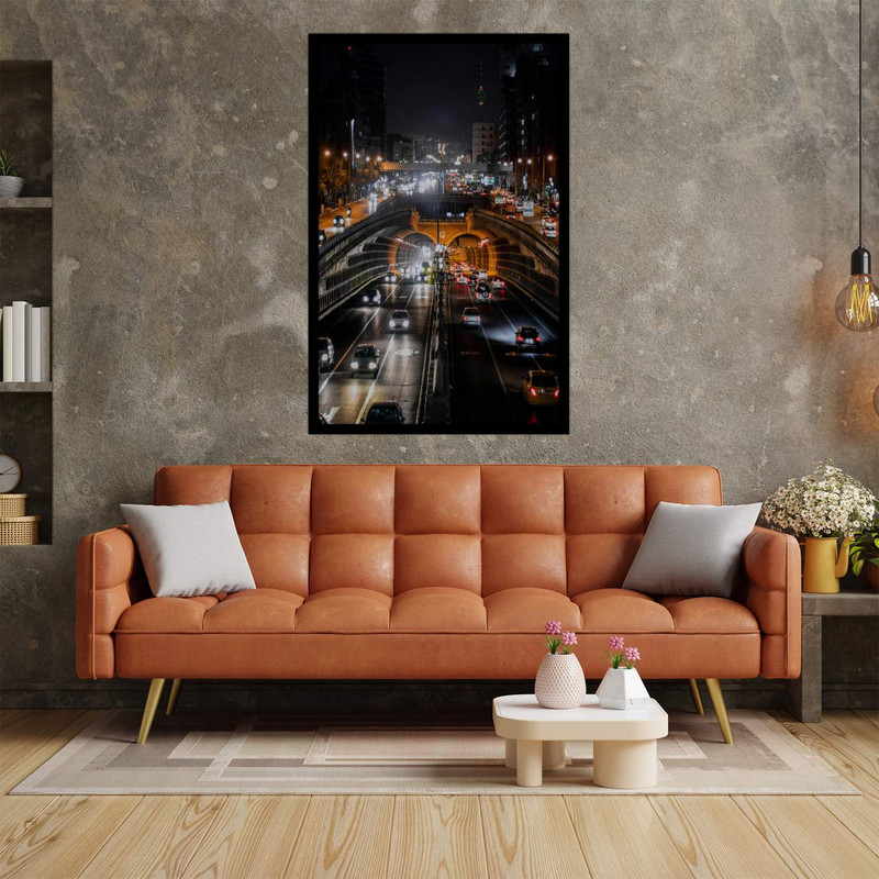 تابلو بکلیت طرح منظره شهر تهران تونل توحید  مدل  B-bu2637