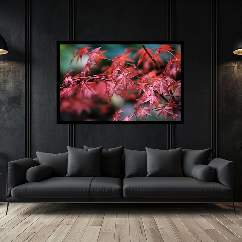 تابلو بکلیت طرح هنری و کلاسیک برگ درخت مدل B-bu5004