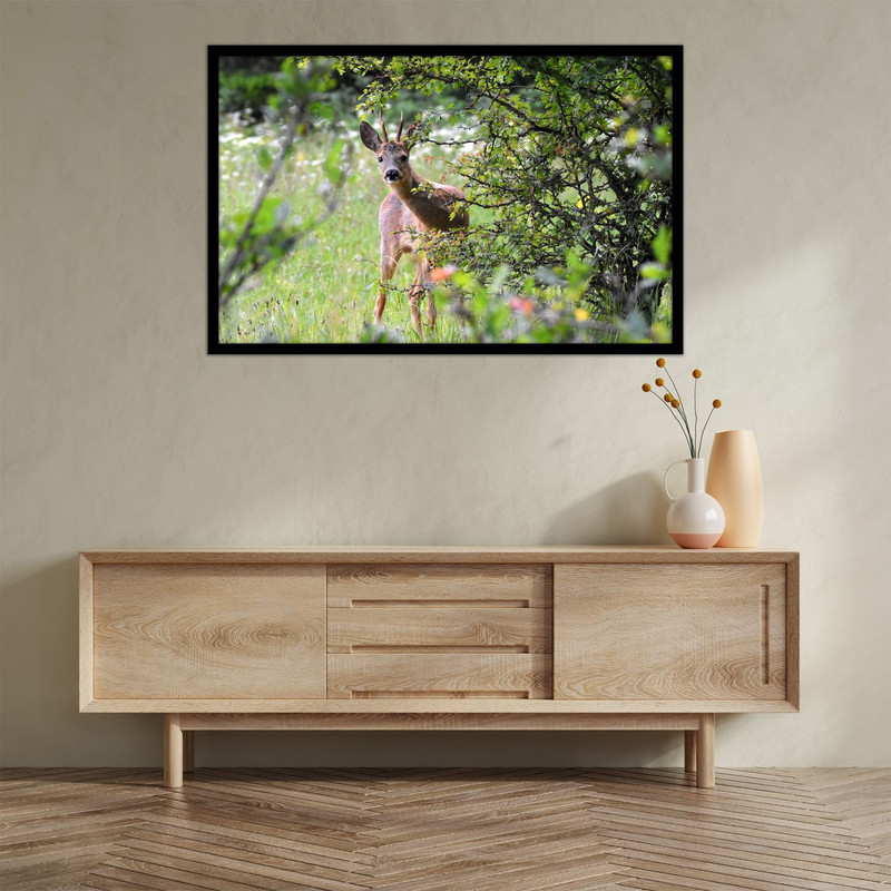 تابلو بکلیت طرح دکوراتیو حیوانات آهو مدل B-bu2668