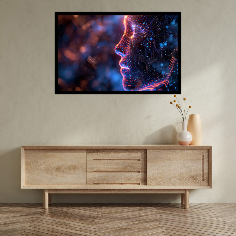 تابلو بکلیت طرح ربات انسان نما و فناوری مدل  B-bu2658