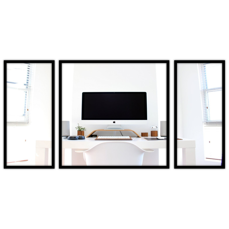 تابلو بکلیت طرح کامپیوتر و اداری مدل B-bu3072 مجموعه 3 عددی