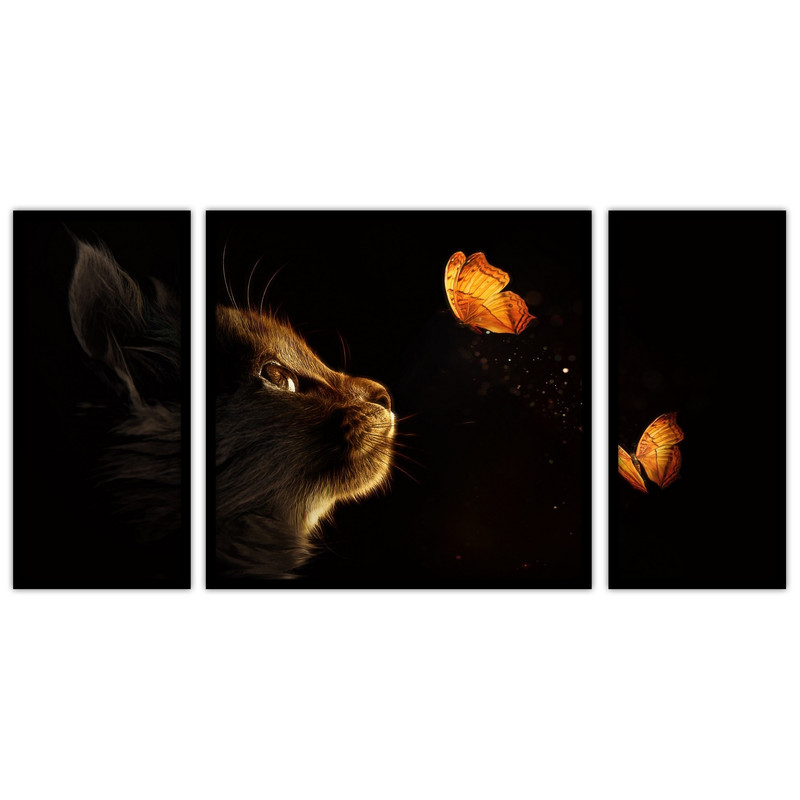 تابلو بکلیت طرح دکوراتیو هنری مدل B-bu3279 مجموعه 3 عددی