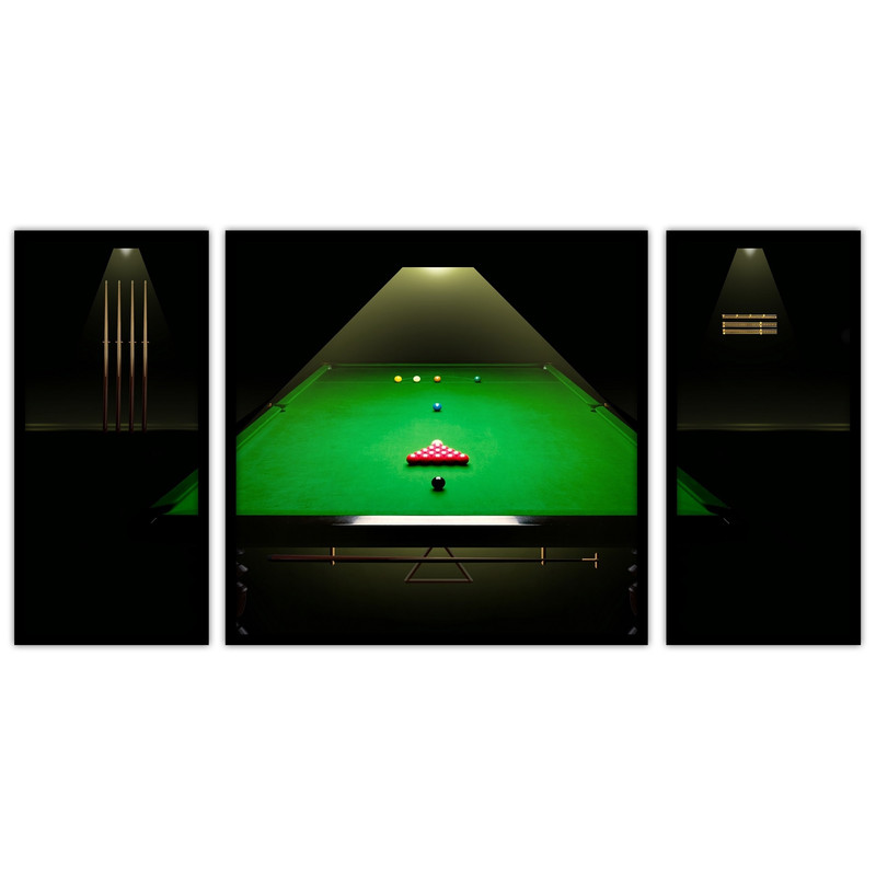تابلو بکلیت طرح ورزشی بیلیارد مدل B-bu3413 مجموعه 3 عددی