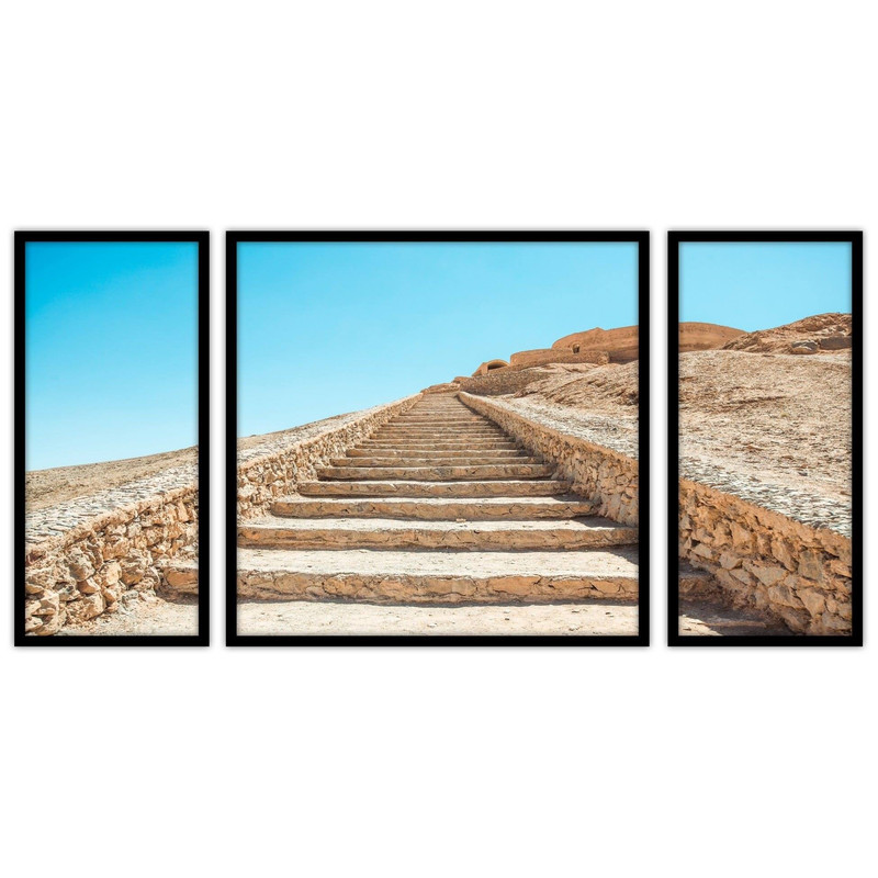 تابلو بکلیت طرح بنای تاریخی مدل B-bu3467 مجموعه 3 عددی