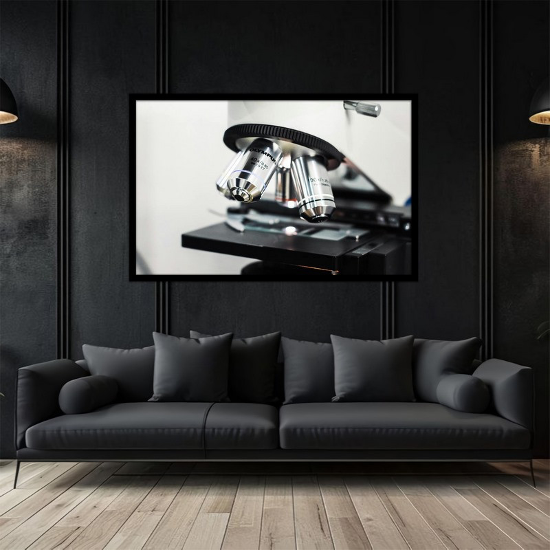 تابلو بکلیت طرح ازمایش و تجهیزات ازمایشگاه  میکروسکوپ مدل B-bu5271