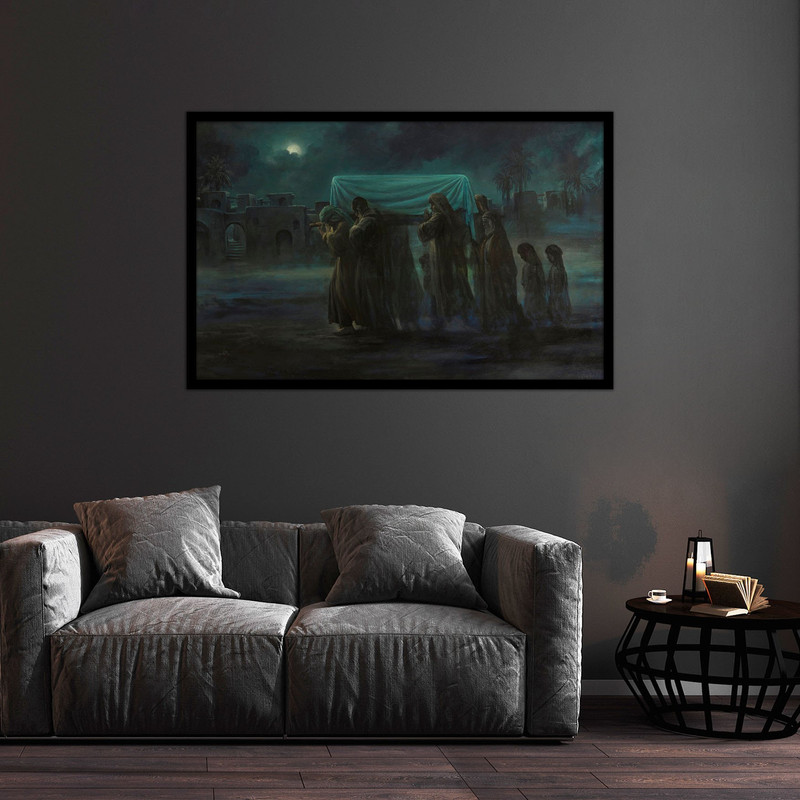 تابلو بکلیت طرح مذهبی  نقاشی روح الامین مدل B-bu1303