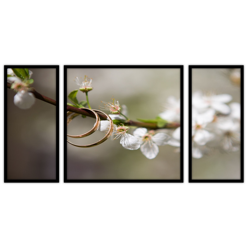 تابلو بکلیت طرح حلقه ازدواج مدل B-bu3572 مجموعه 3 عددی