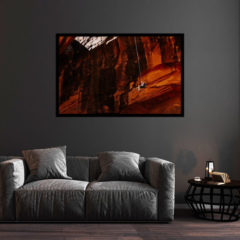 تابلو بکلیت طرح کوه و کوهنورد مدل B-bu1458