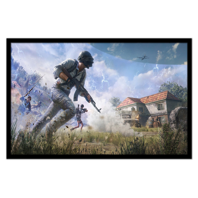 تابلو نوری بکلیت طرح گیمینگ پابجی مدل B-bu1355