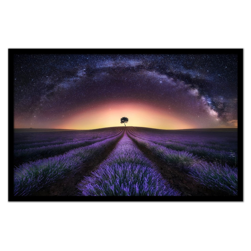 تابلو نوری بکلیت طرح هنری منظره طبیعت و تک درخت مدل  B-bu1411