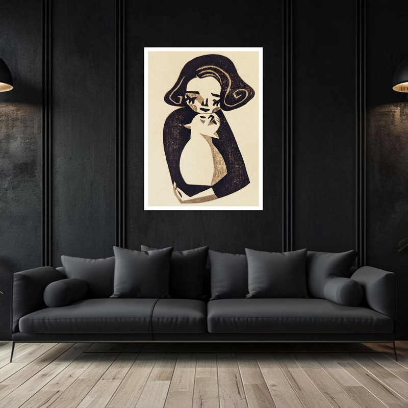 تابلو بکلیت طرح نقاشی مینیمال دکوری هنری و مدرن مدل W-bu5384