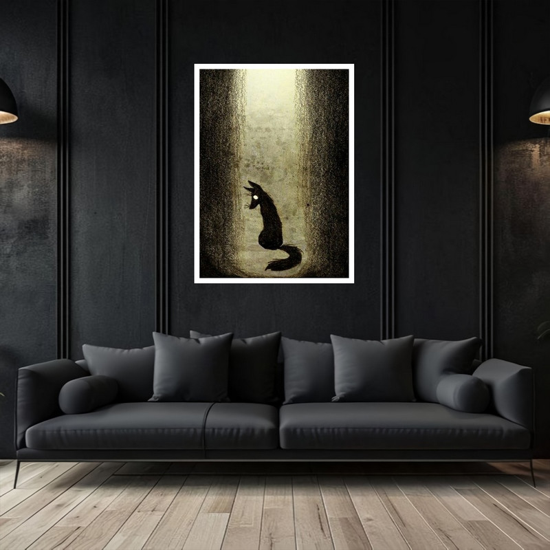 تابلو بکلیت طرح نقاشی مینیمال دکوری هنری و مدرن مدل W-bu5373