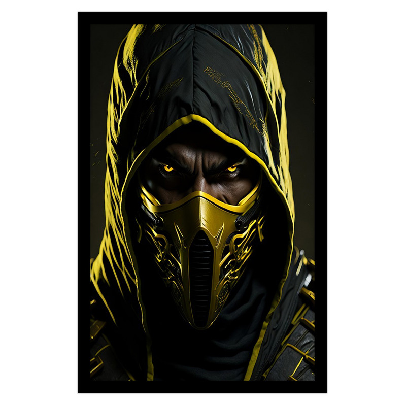 تابلو نوری بکلیت طرح مورتال کمبت اسکورپین مدل B-bu2088