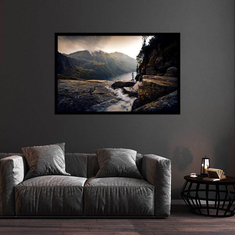 تابلو بکلیت طرح دکوراتیو منظره طبیعت مدل  B-bu2245